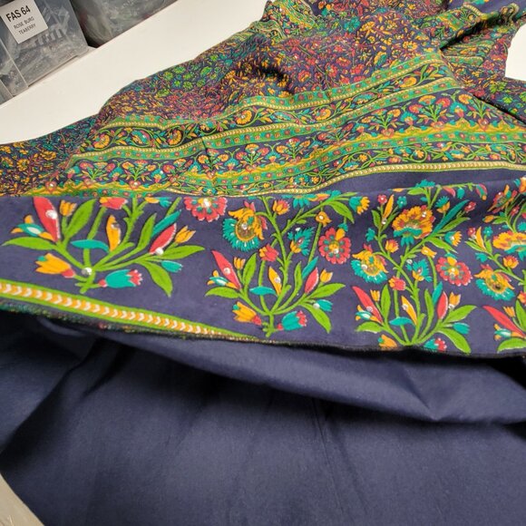 Floral Midi Dress Sequin Midid Dress- Size S/M - Picture 14 of 16